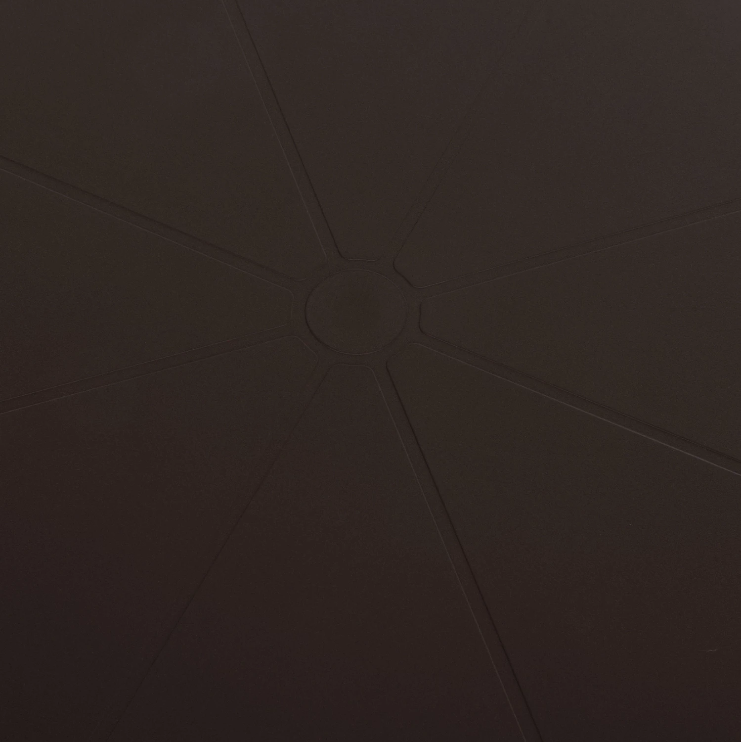 Tavolinë rrethore polipropileni, ngjyrë kafe, TERRIN FH6124.13, 60x75cm