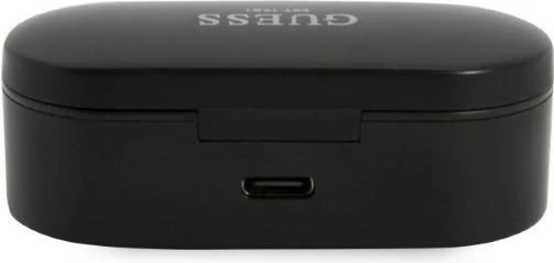 Kufje TWS Guess GUTWST31EK me Bluetooth 5.0 dhe docking station, të zeza