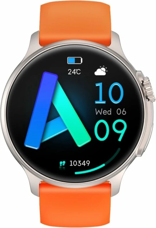 Smartwatch për meshkuj RUBICON, portokalli