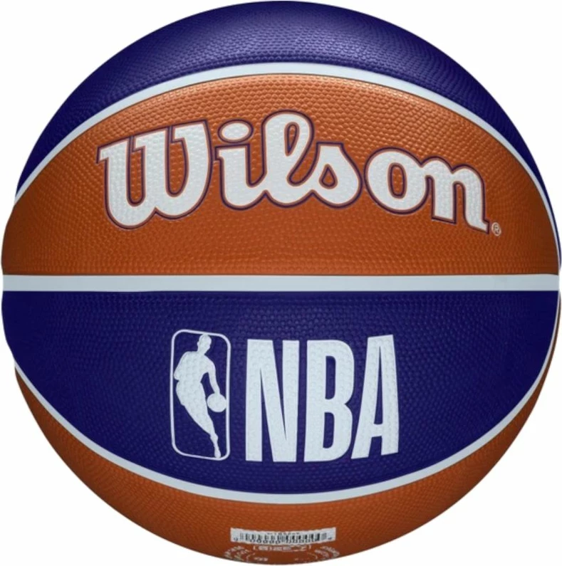 Top basketbolli Wilson për meshkuj dhe femra, ngjyrë vjollcë dhe portokalli [Madhësia: 7]