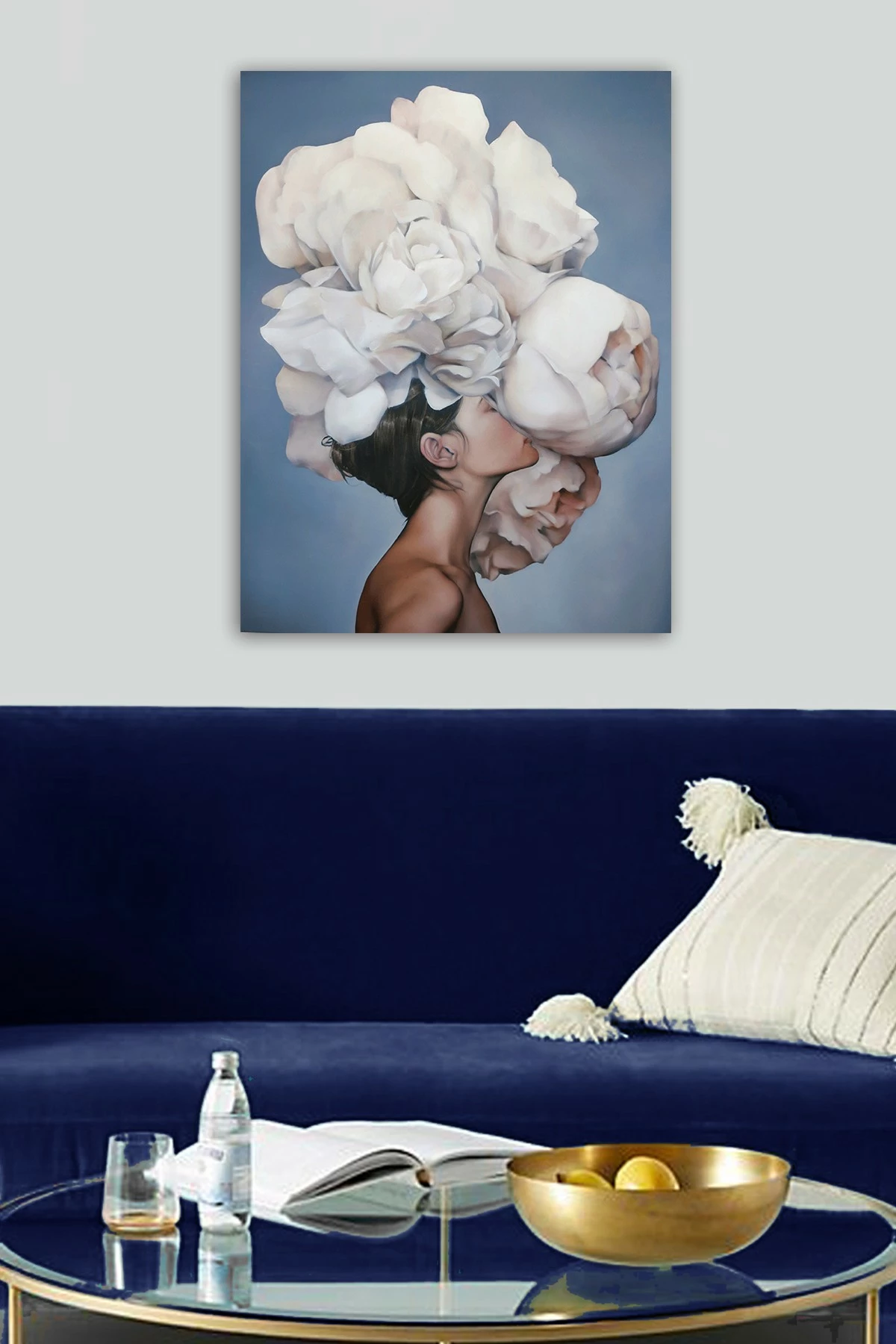 Pikturë dekorative në kanavacë, shumëngjyrëshe, 50x70cm, kornizë druri 3cm, Wallity 7436502942976-5070