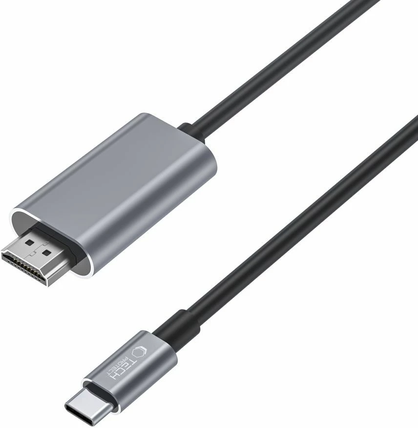 Kabllo Tech-Protect UltraBoost USB-C në HDMI 4K 60Hz, 2m, e zezë