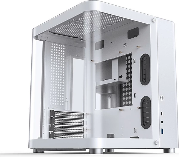 Kasë Jonsbo TK-1 2.0, Micro-ATX, tempered glass, e bardhë