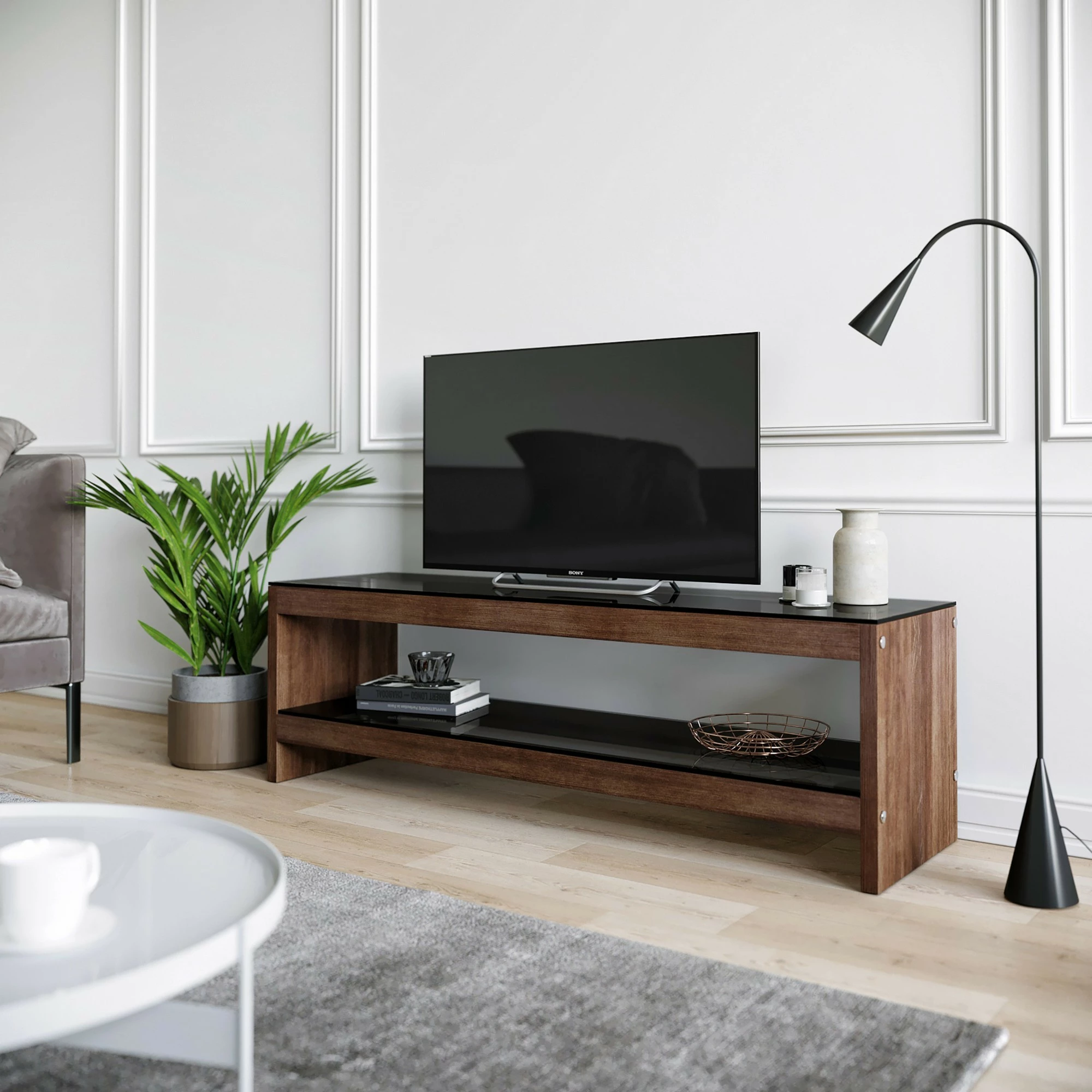 Komodë TV Hanah Home, TV301, ngjyrë arre