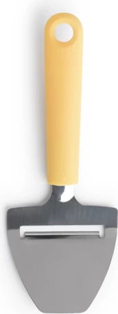 Prerës djathi Brabantia Tasty+ 126222, çelik inox, dorezë plastike, i verdhë