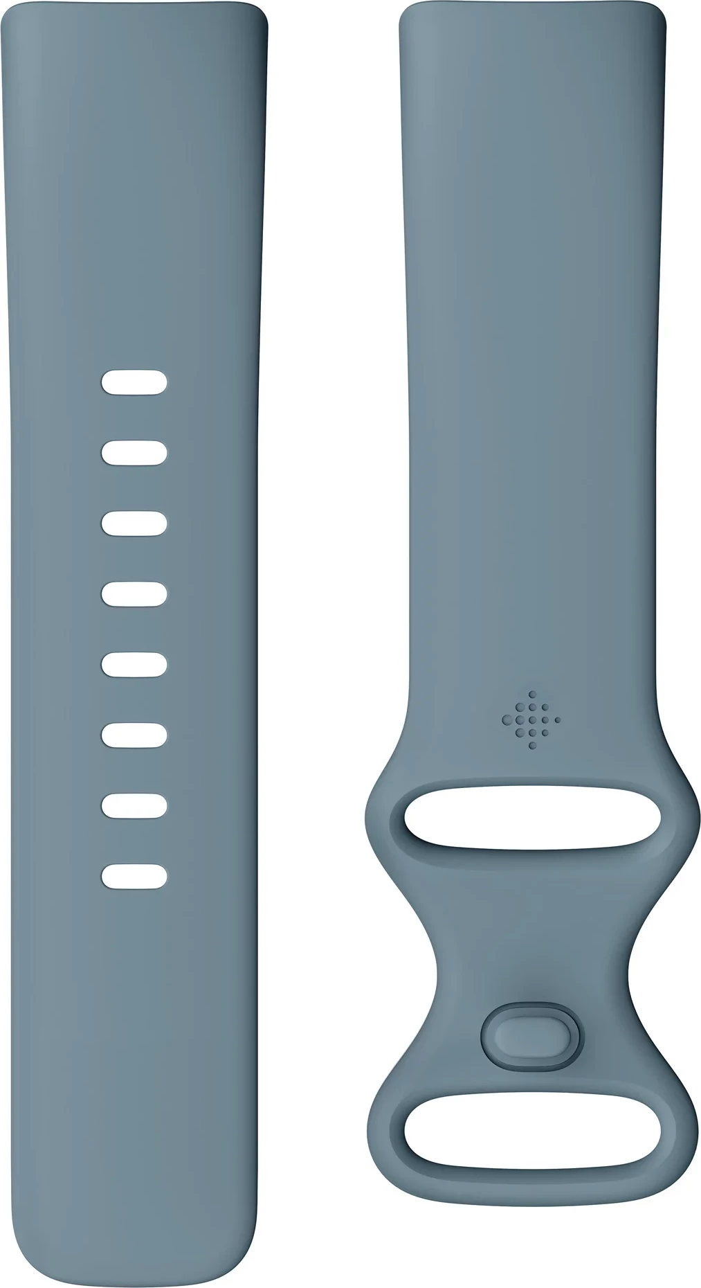 Smartwatch Fitbit Charge 5 FB421SRBU me GPS, NFC, SpO2, rezistent në ujë 50m, bateri deri 7 ditë, Platinum/Mineral Blue