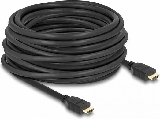 Kabllo HDMI DeLOCK High Speed 48 Gbps, 12 m, 8K/60Hz, eARC, e zezë