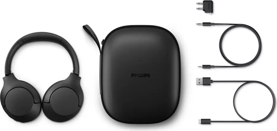 Kufje Philips TAH8506BK/00, wireless të zeza