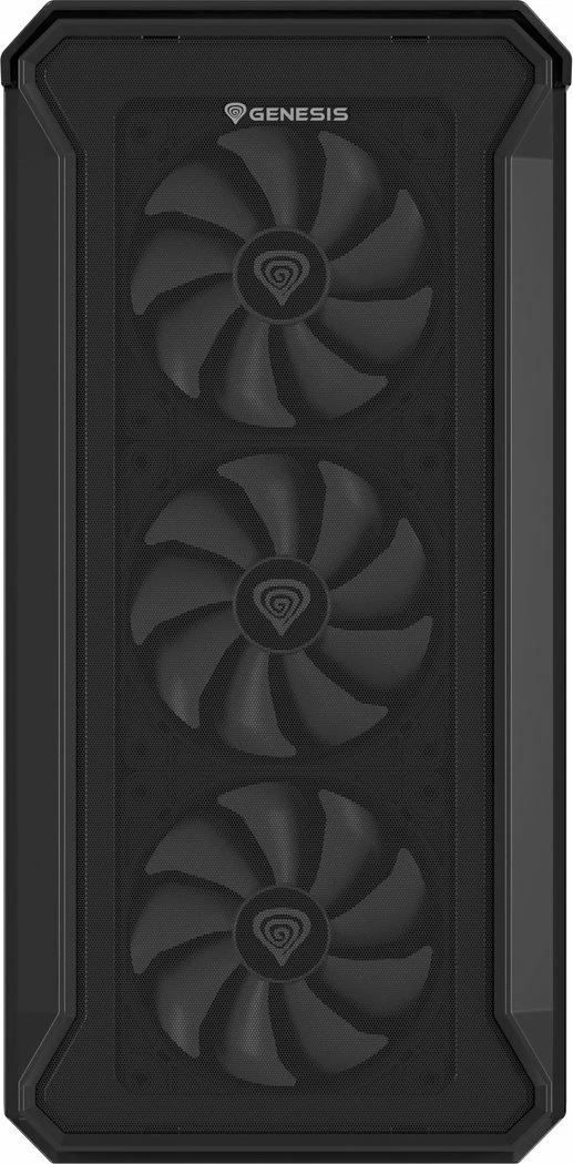 Kasë GENESIS Irid 503 ARGB V2 NPC-1559 Micro Tower, Micro-ATX/Mini-ITX, x4 ventilatorë ARGB 120mm, e zezë