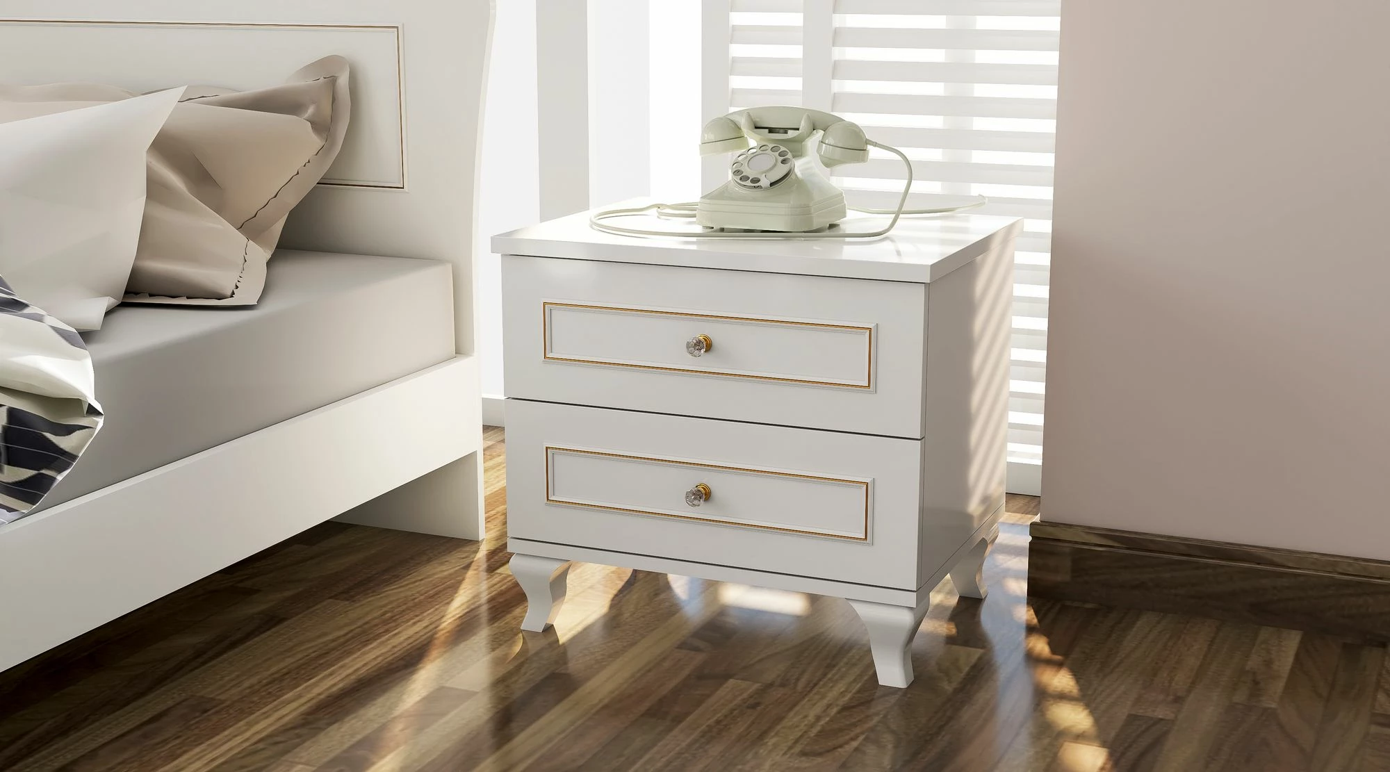 Set dhome për të rinj Skye Decor, ngjyrë e bardhë mat, Rb-080