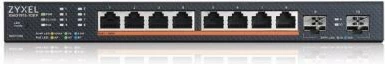 Switch Zyxel XMG1915-10EP, 8 porta 2.5Gbps, 2 porta SFP+, PoE, Rackmount