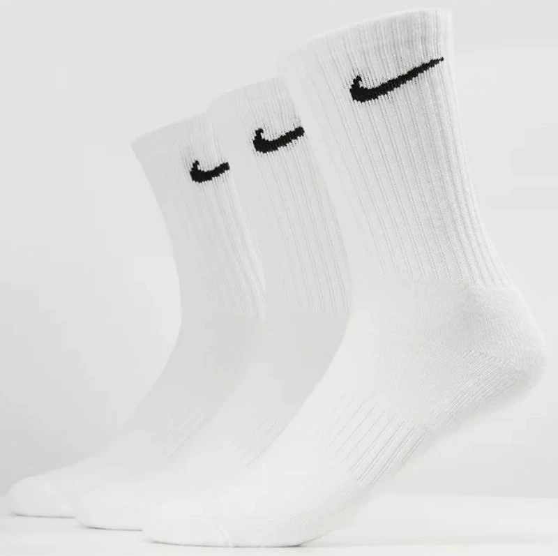 Çorape Nike për meshkuj dhe femra, të bardha