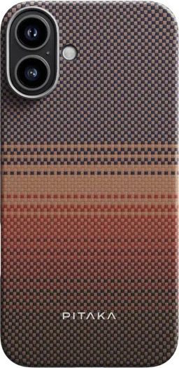 Mbështjellës Pitaka MagEZ Case 6 MagSafe për Apple iPhone 16, Sunset 5