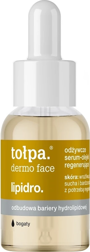 Serum për fytyrë Tołpa Dermo Face Lipidro Nourishing Serum-Oil Regenerating për femra 30ml
