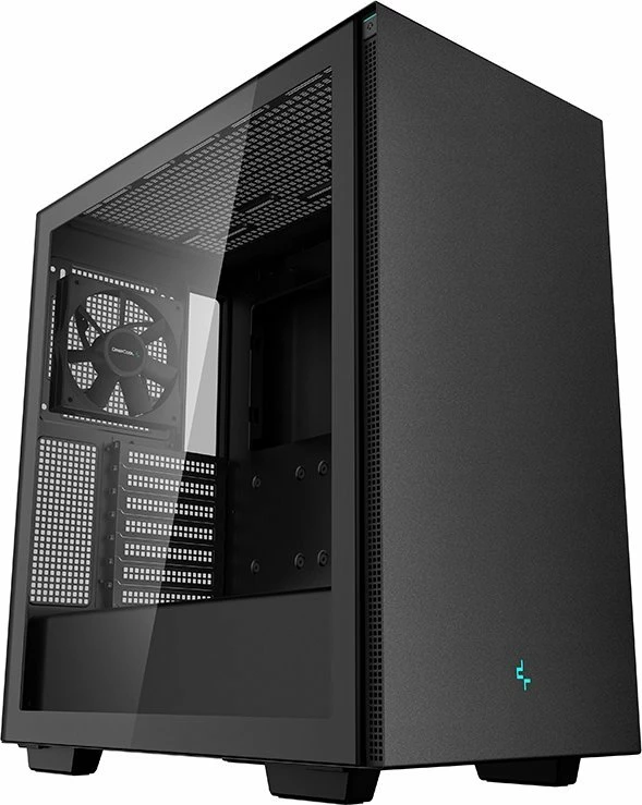 Kasë Deepcool CH510 (R-CH510-BKNNE1-G-1) Midi Tower ATX/e-ATX, xham i kalitun, 2x USB 3.0, e zezë