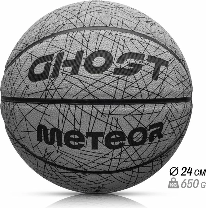 Top basketbolli Meteor, gri [Madhësia: Standarde]