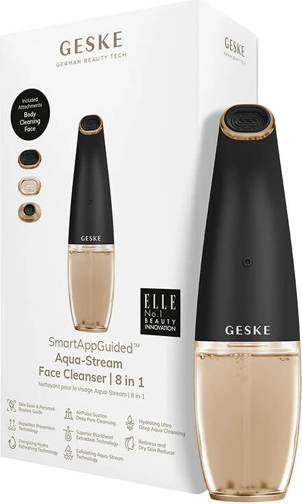 Pastrues fytyre 8-në-1 Geske Aqua-Stream, GK000061GY01, silikon, karikim magnetik, gri