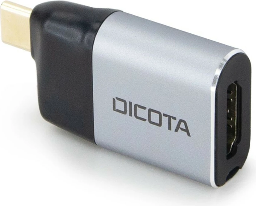 Adapter USB-C në HDMI DICOTA, 4K/100W, argjendtë