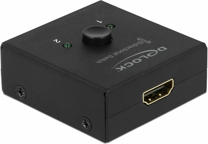 Switch HDMI DeLOCK 64072, 2 porte, 4K, 60Hz, i zi