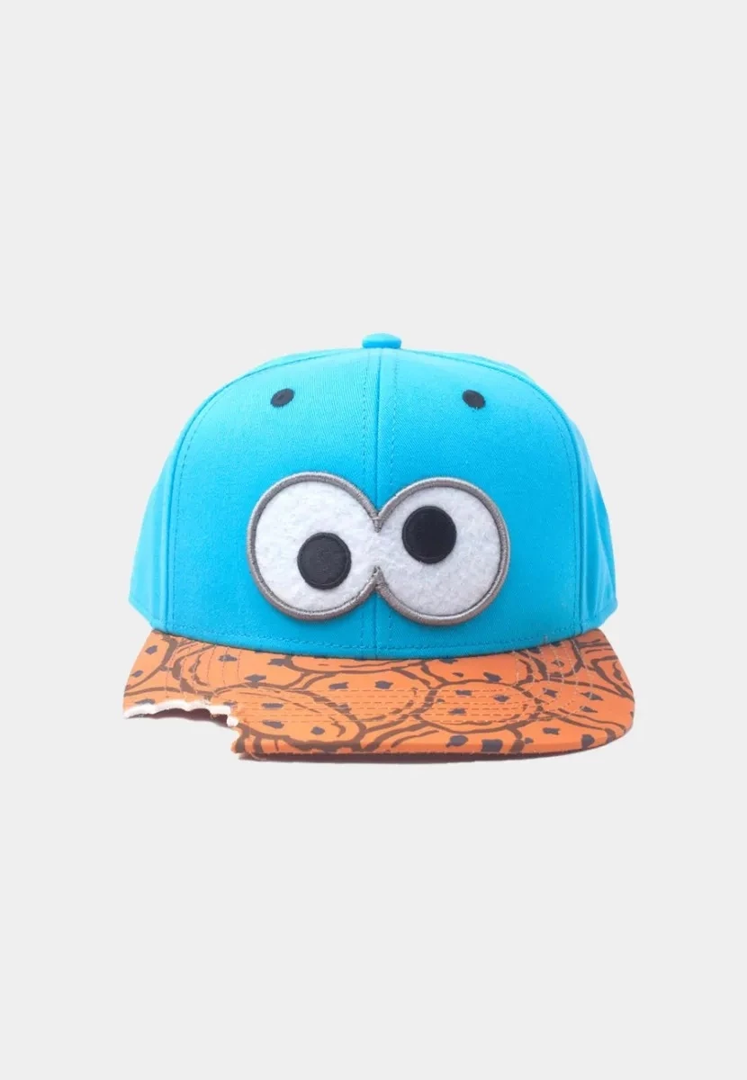 Kapelë snapback Difuzed Sesame Street Cookie Bite, pambuk, e rregullueshme, blu