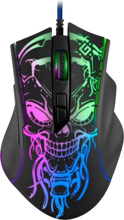 Maus gaming Defender BULLETSTORM GM-928, me kabllo, 7200 DPI, i zi