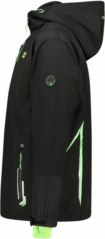 Jakne softshell meshkuj Geographical Norway Trelino, e zezë/e gjelbër