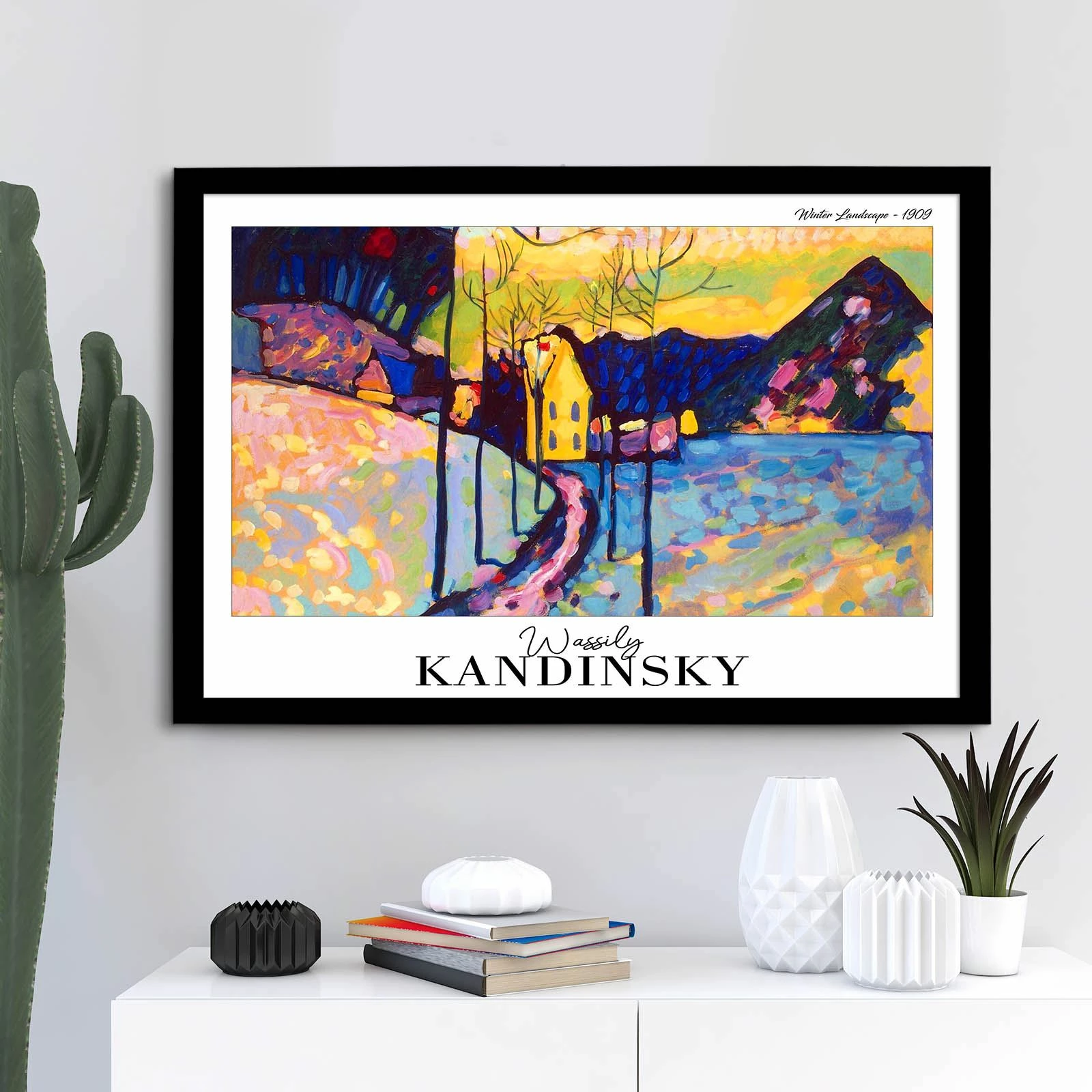Pikturë dekorative me kornizë, Wallity, 4262SYHKANDINSKY-023