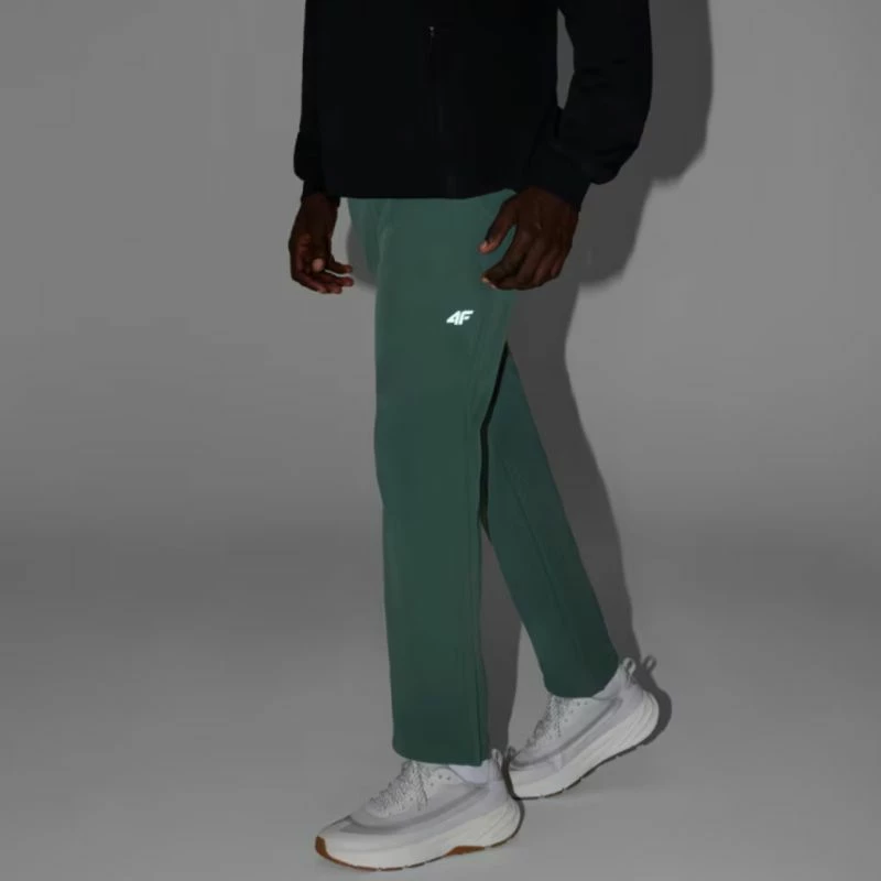 Pantallona trekking për meshkuj 4f, të gjelbra