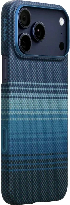 Mbështjellës PITAKA Ultra-Slim MagSafe për iPhone 17 Pro, aramid fiber, Moonrise 5
