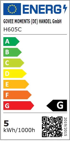 Ndriçim prapa TV Govee Envisual TV Backlight T2, për 75-85\", RGB, set me kamerë