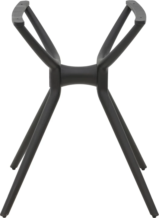 Bazë tavoline Herno, e zezë, 60x61x73cm