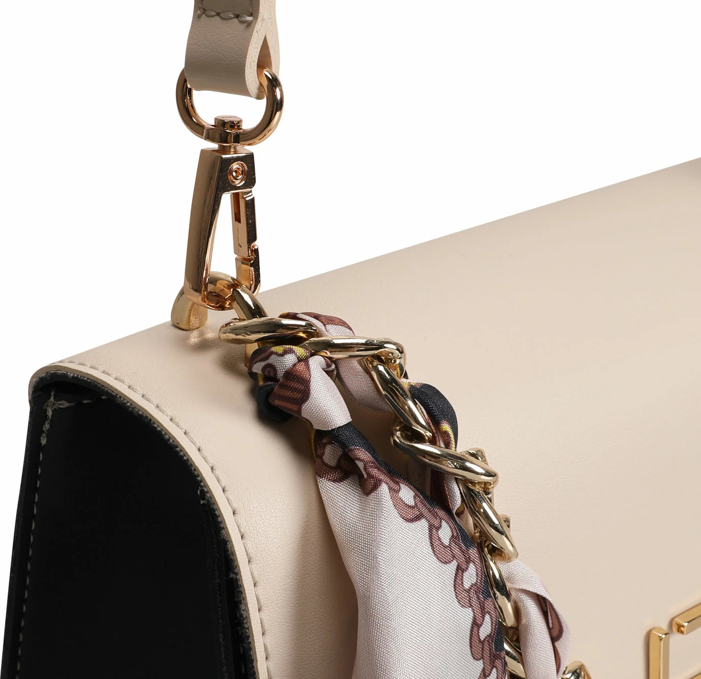 Çantë crossbody Lucky Bees, krem dhe blu e errët, 918