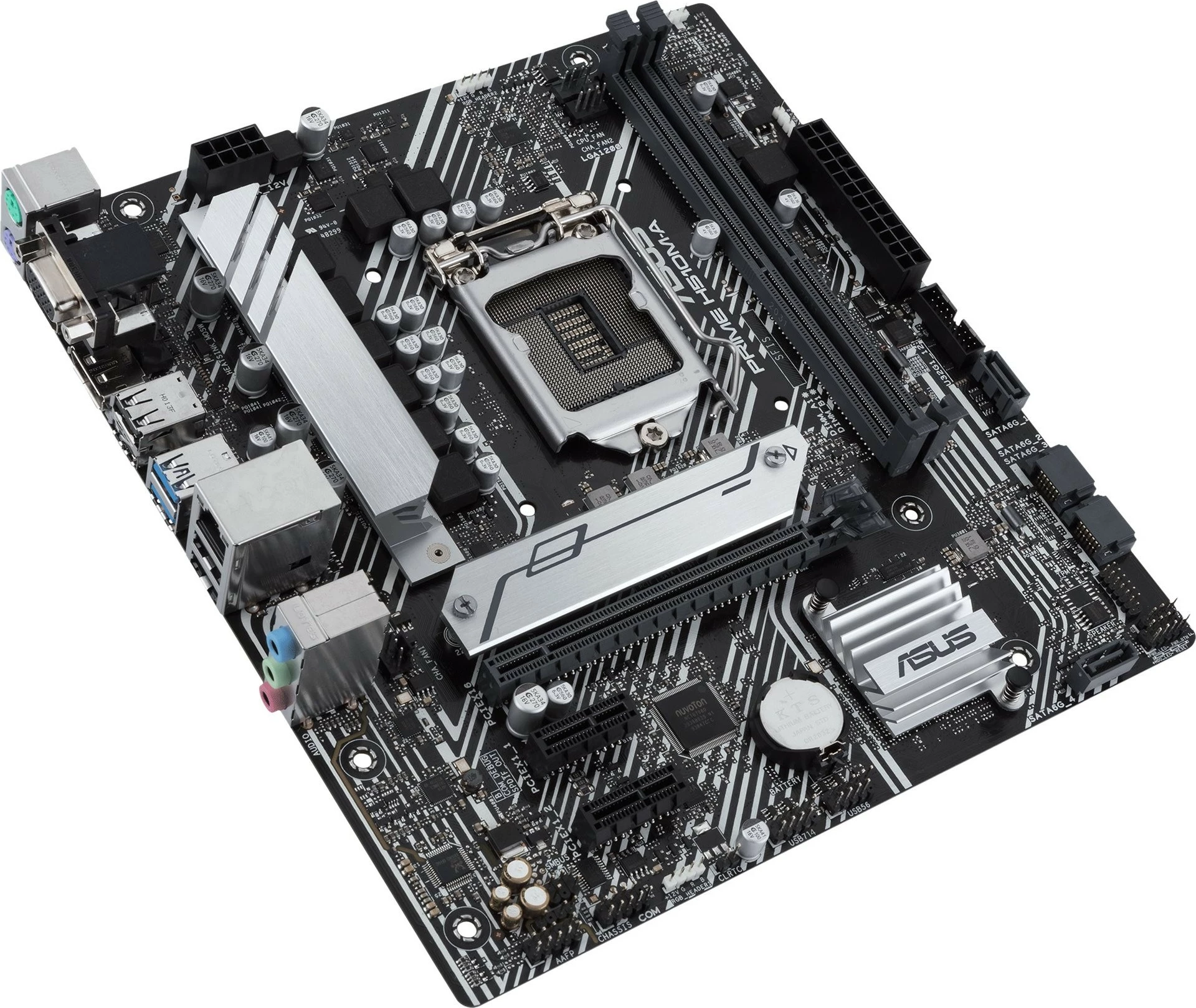 Pllakë amë ASUS PRIME H510M-A, Socket LGA 1200, Intel® Celeron®, Intel® Core™ i5, i7, i9, Intel® Pentium®, DDR4-SDRAM, 64 GB, DIMM