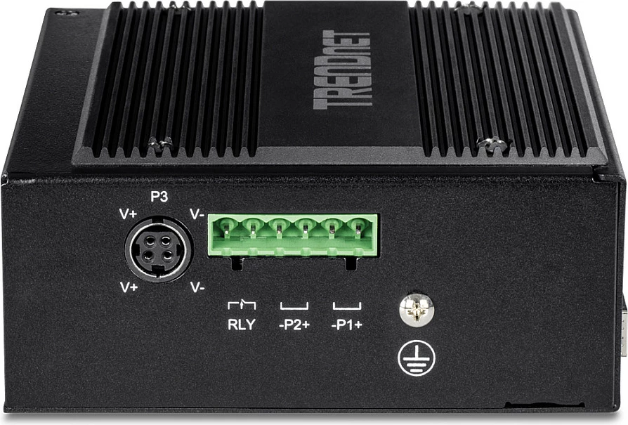 Switch TRENDnet TI-BG104, Gigabit, 10 porta RJ-45 + 2 SFP, PoE++, DIN-Rail, i zi