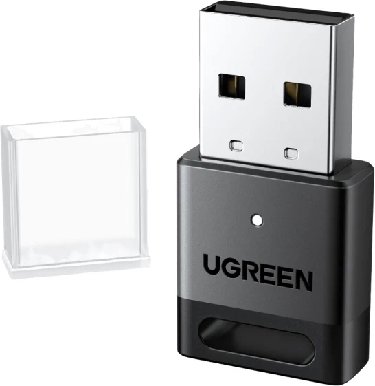 Adapter Bluetooth USB, UGREEN 45134, Bluetooth 5.4, deri 5 pajisje, i zi