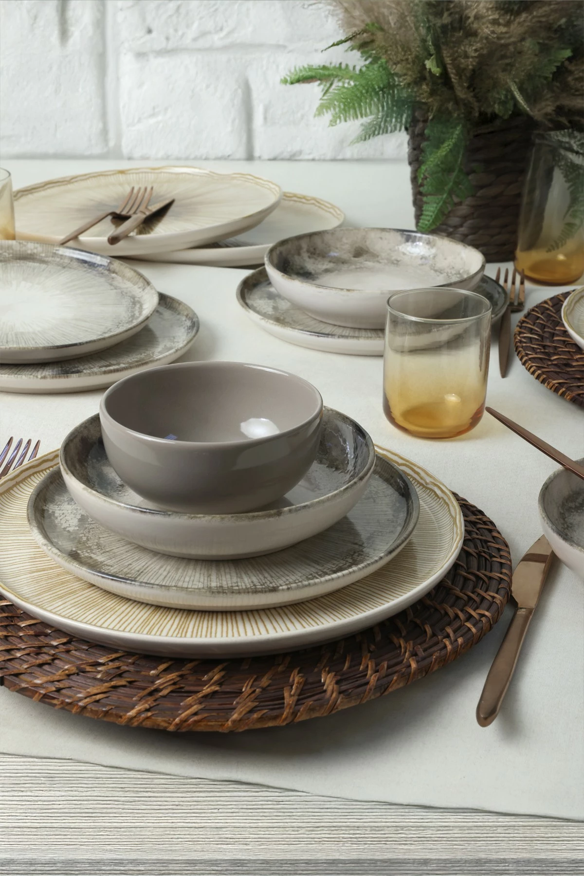 Set enësh për drekë (24 copë), Hermia Concept, X00018726