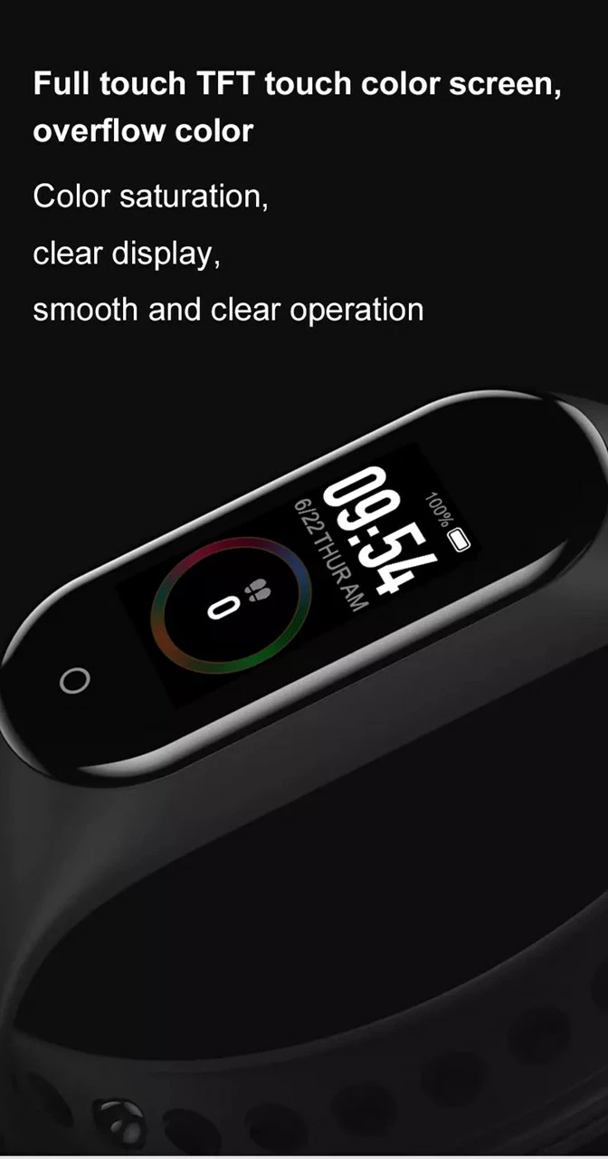 Orë e mençur M4, IOS & Android, e zezë