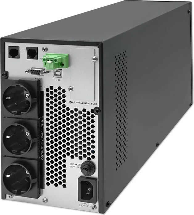 UPS Qoltec 2kVA 2000W, Online, LCD, EPO, USB, i zi