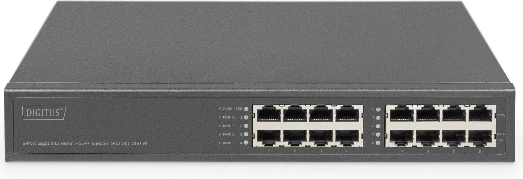 Switch Digitus 16-Port Gigabit PoE 250W, i zi