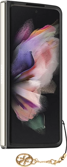 Mbështjellës Guess GUHCZFD5GF4GGR F946 për Samsung Galaxy Z Fold5, 4G Charms, Gri