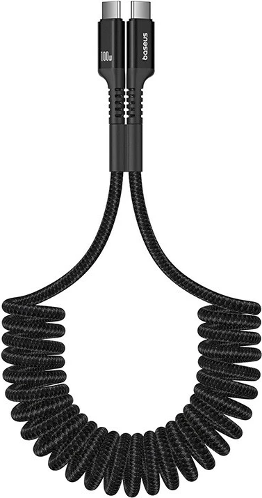 Kabëll Baseus USB-C - USB-C Fish-Eye 100W, 1m, i zi