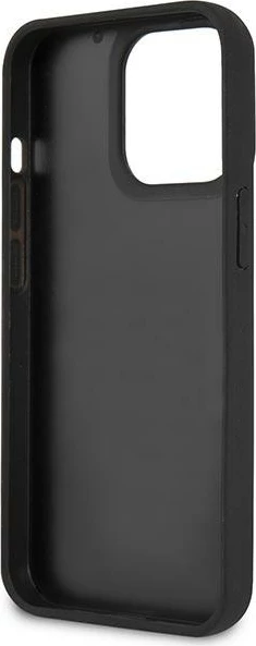 Mbështjellës, Karl Lagerfeld, KLHCP14LKH3DBK, për iPhone 14 Pro 6.1", hardcase TPU/PC me 3D Rubber Karl’s Head, ngjyrë e zezë