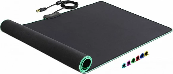 Mauspad DeLOCK 12555, RGB LED, 920x303mm, kabllo 2m, i zi