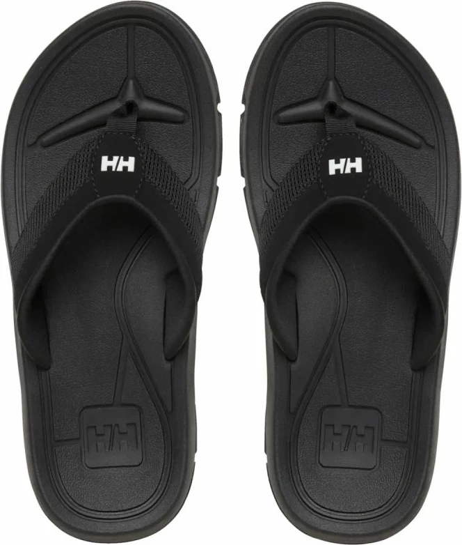 Sandale flip-flop për meshkuj Helly Hansen Sandhamn Sandal 12085, të zeza