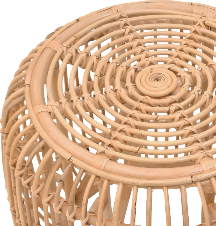 Karrige për bar rattan ngjyrë natyrale D60x46cm