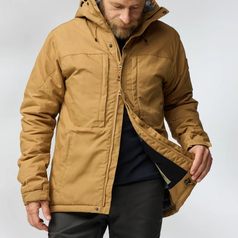 Jakne për meshkuj Fjällräven Skogsö Padded Jacket M, kafe
