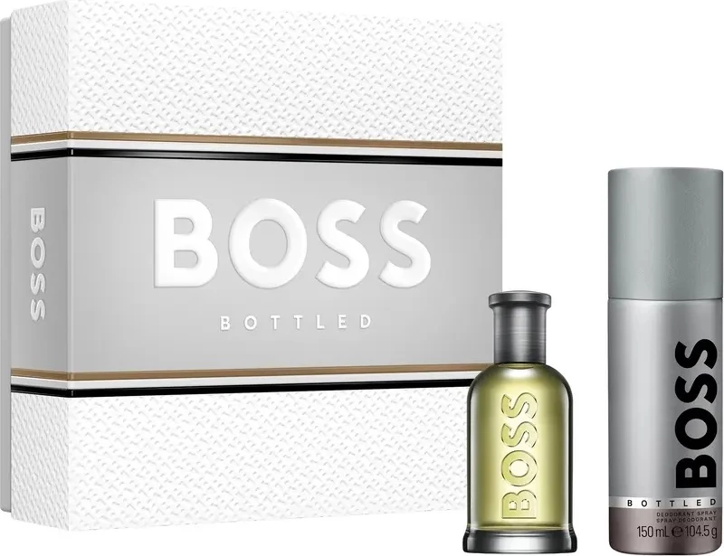 Set Eau de Toilette dhe deodorant për meshkuj Hugo Boss Bottled, 50ml + 150ml