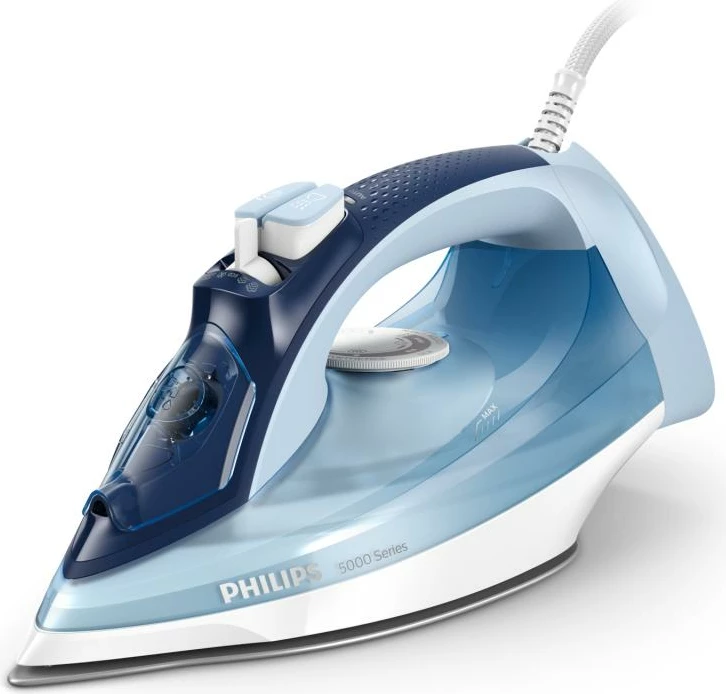 Hekur me avull Philips DST5030/20 2400W SteamGlide Plus, kaltër/bardhë