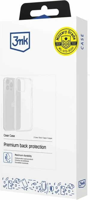Kllapë telefoni 3mk Protection Clear Case për Honor 200 Smart, transparente