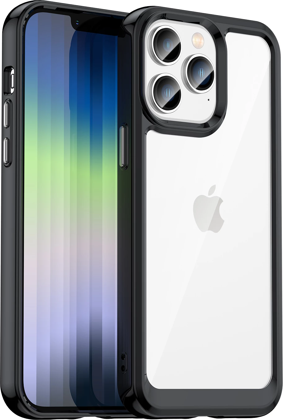 Mbështjellës Hurtel Outer Space për iPhone 14 Pro Max, i zi